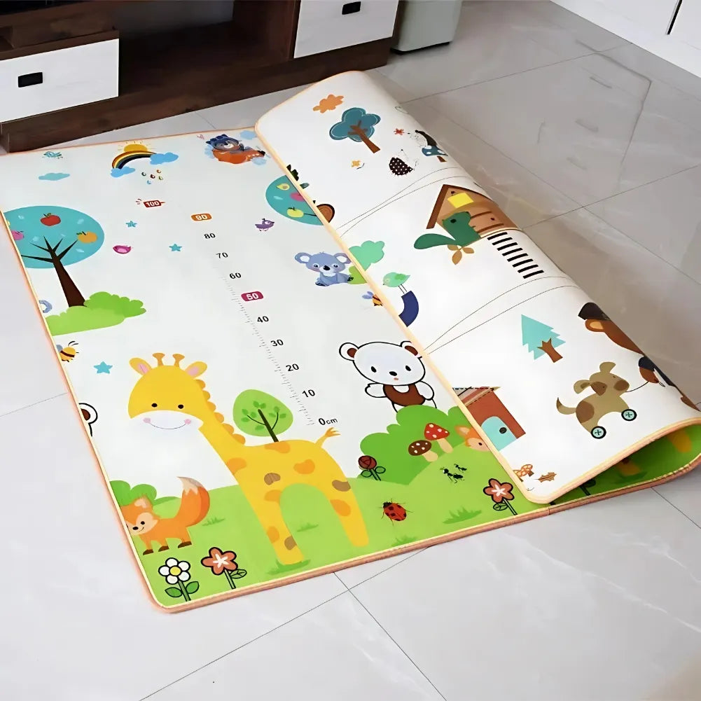 Tapis de jeu bebe - Réversible et coloré