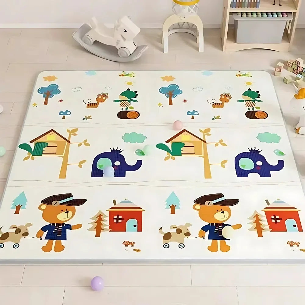 Tapis de jeu bebe - Réversible et coloré