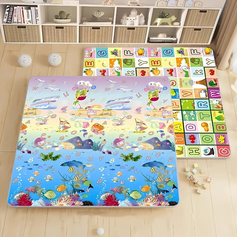 Tapis de jeu bebe - Monde marin ludique