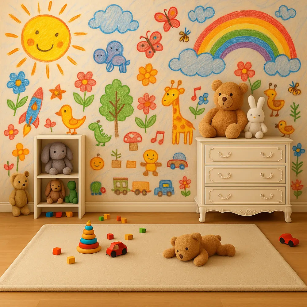 Tapis éveil bébé moelleux – Confort & sécurité au sol