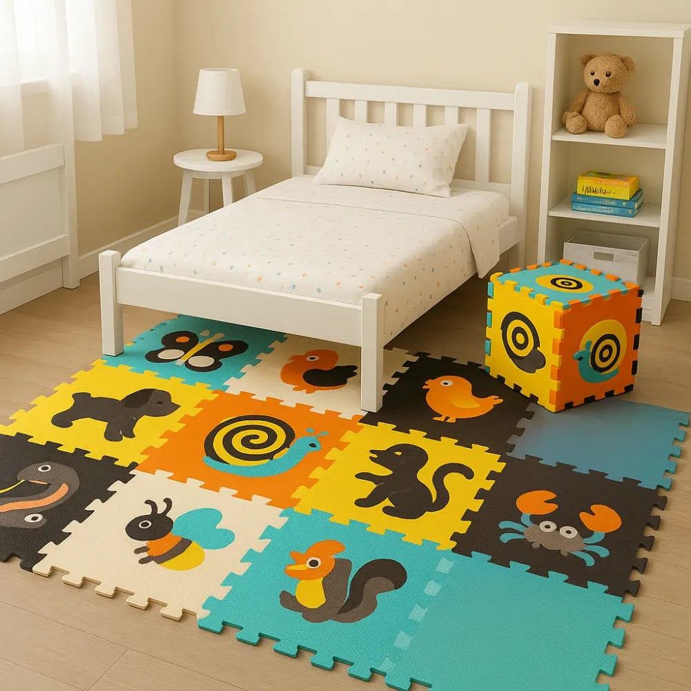 Tapis mousse bebe Espace ludique 3×3