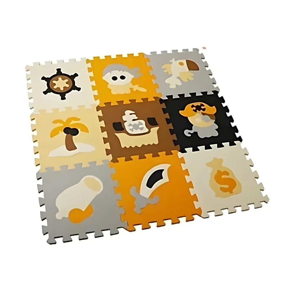 Tapis mousse bebe - Motif de Pirate