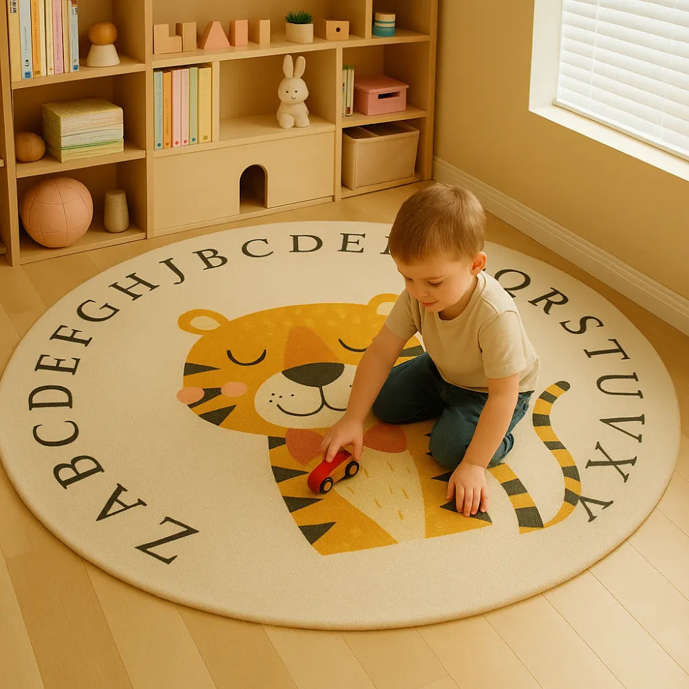 Tapis de sol bebe Crocodile joyeux pour la chambre