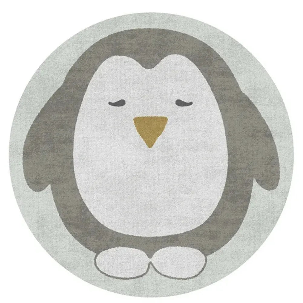 Tapis de sol bebe pingouin déco chambre