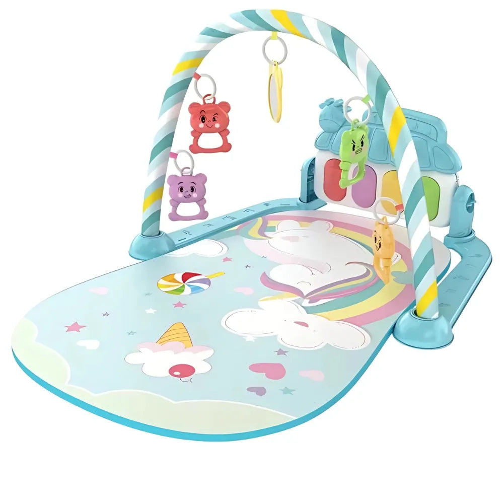 Tapis de motricité bebe - Douceur nuage pastel