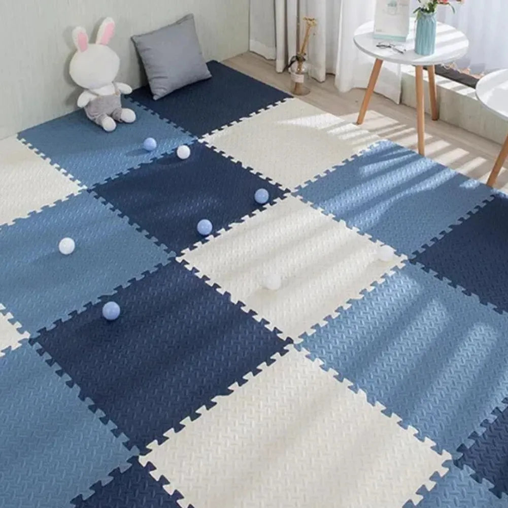 Tapis mousse bébé - 16 dalles en mousse 30×30 cm pour sol de jeu sécurisé
