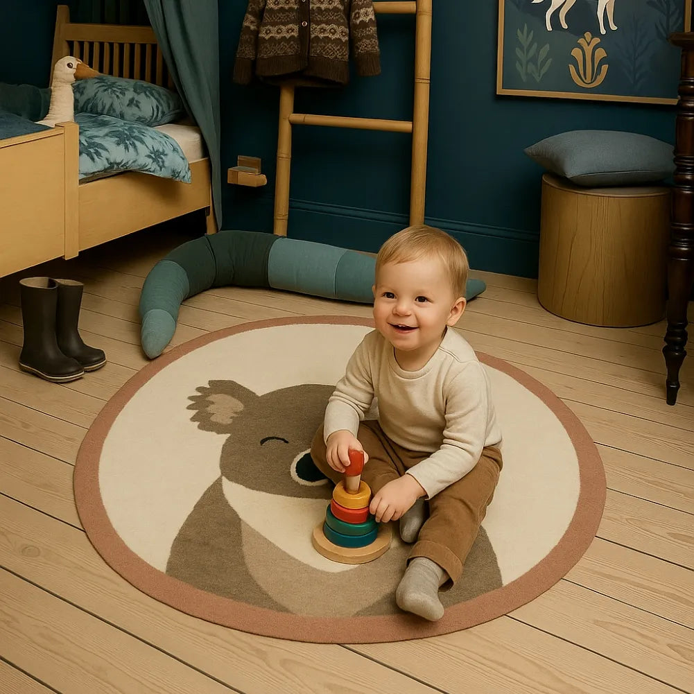 Tapis de sol bebe - Doux, mignon et sécurisant
