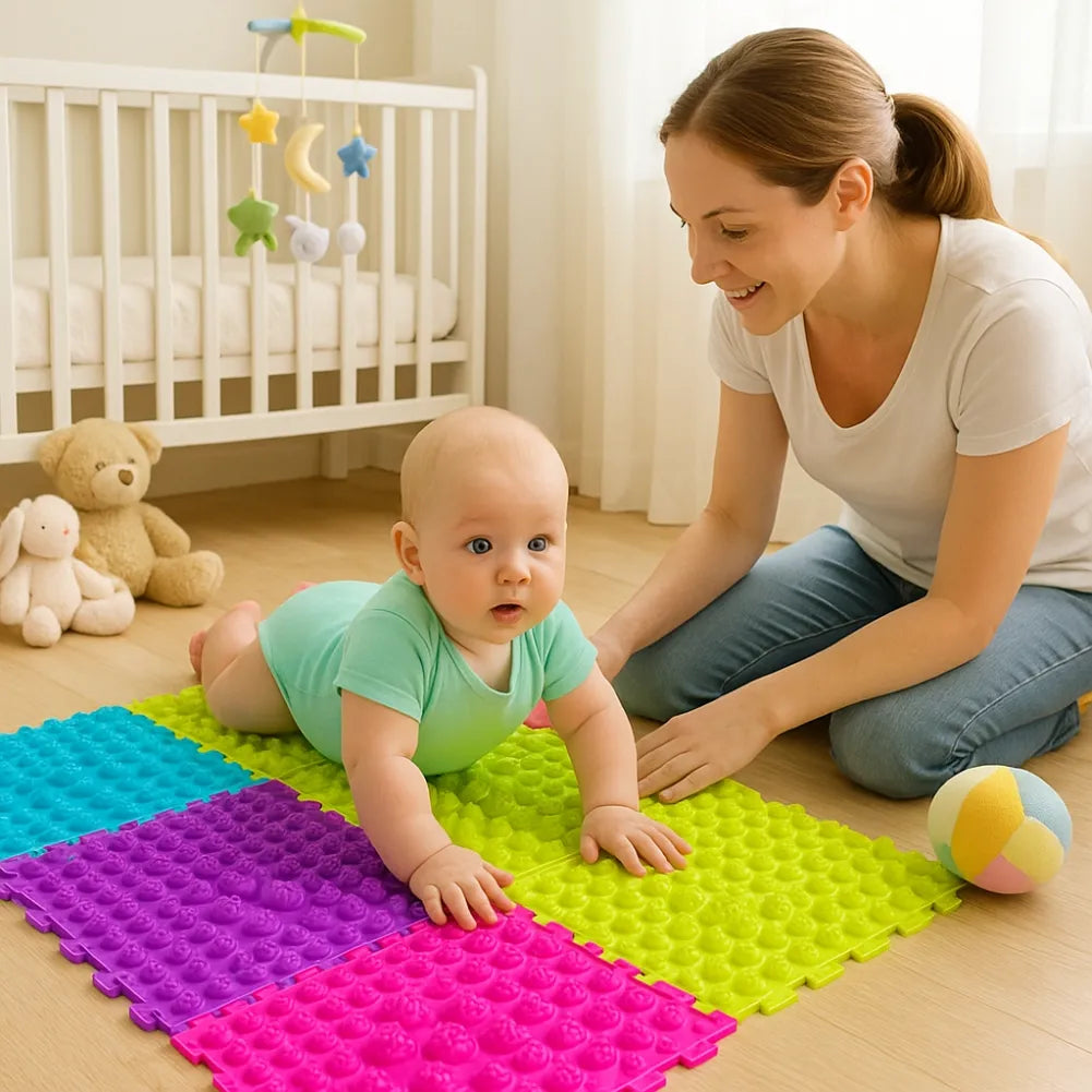 Tapis de motricité antidérapant – Éveil & bebe