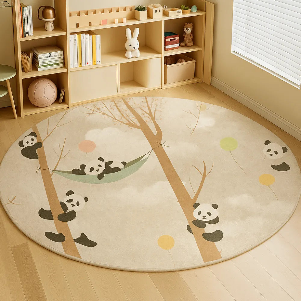 Tapis de sol bebe panda- Doux et confortable