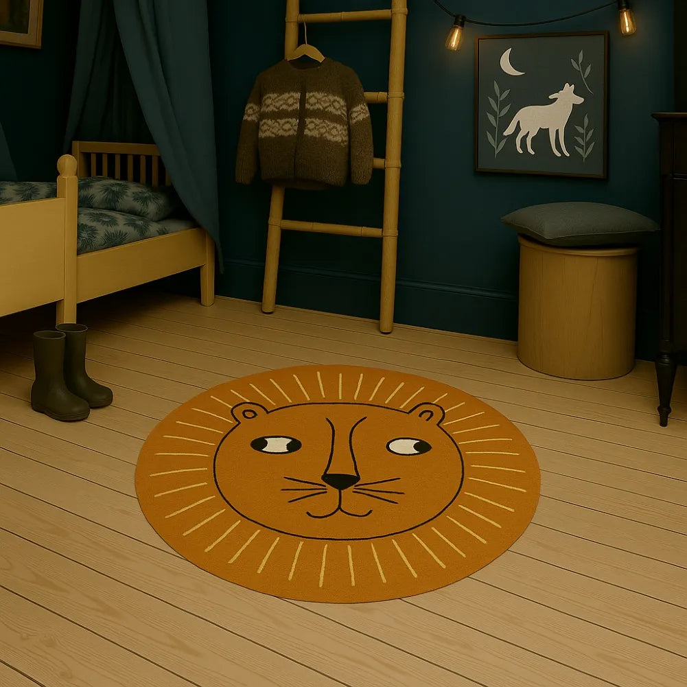 Tapis de sol bebe lion - Moelleux, graphique et ludique