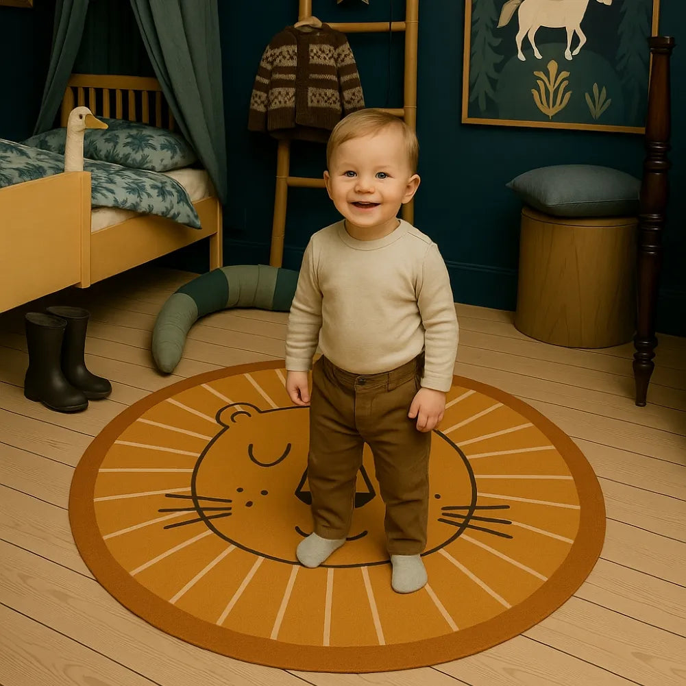 Tapis de sol bebe lion - Pour un espace apaisant
