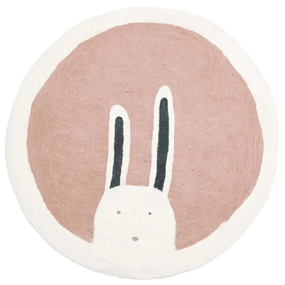 Tapis de sol bebe lapin - Doux, apaisant et lavable