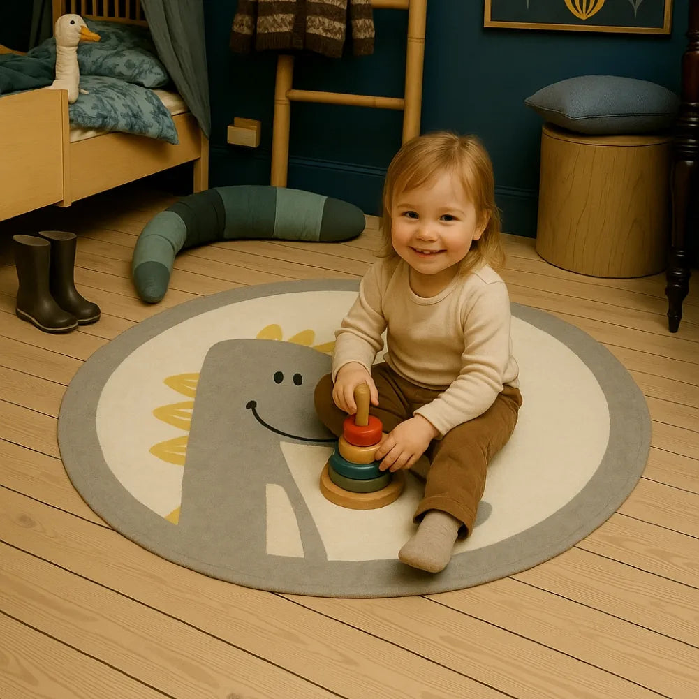 Tapis de sol bebe Dinosaure - Doux, sûr et facile à laver