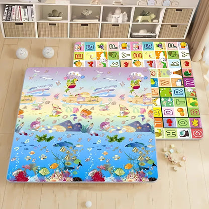 Tapis de jeu bebe - Monde marin ludique