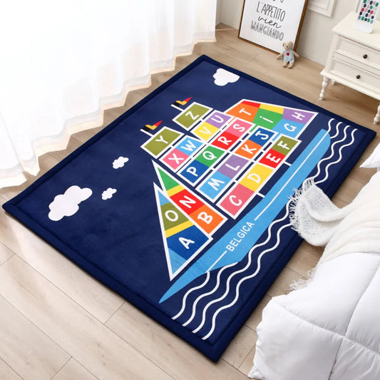 Tapis d'eveil bebe alphabet bateau – Ludique et éducatif