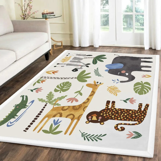 Tapis d'eveil bebe animaux de la savane – Doux et ludique