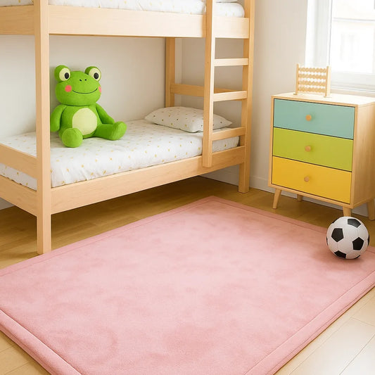Tapis éveil bébé rose – Doux, moelleux et sécurisé