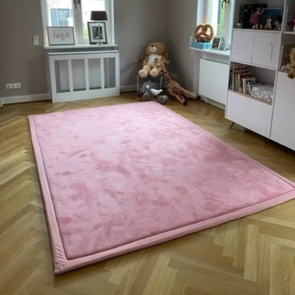 Tapis éveil bébé rose – Doux, moelleux et sécurisé