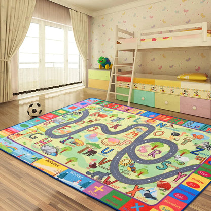 Tapis motricité bébé – Animaux, lettres & apprentissage