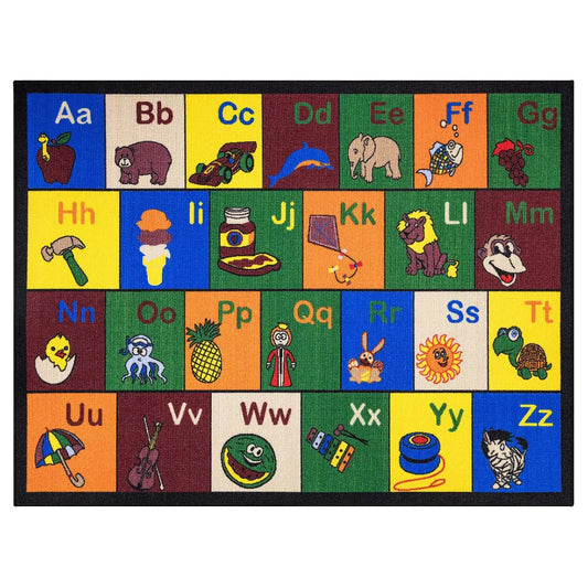 Tapis d'eveil bebe alphabet illustré et éducatif