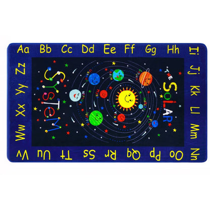 Tapis d'eveil bebe éducatif système solaire et alphabet