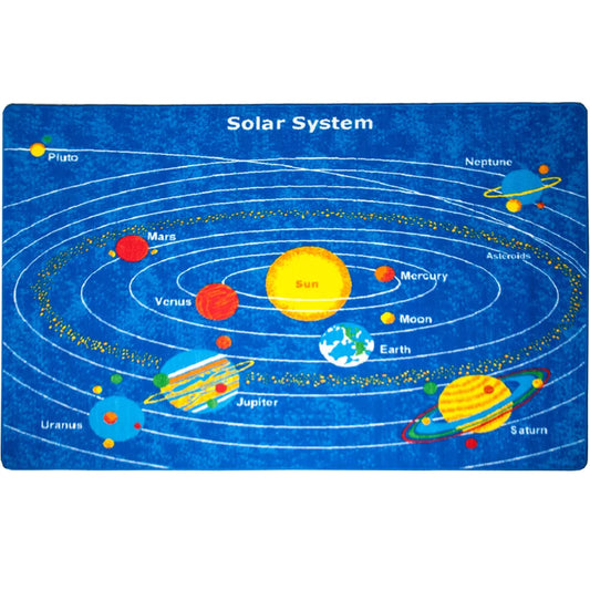 Tapis d'eveil bebe éducatif système solaire coloré