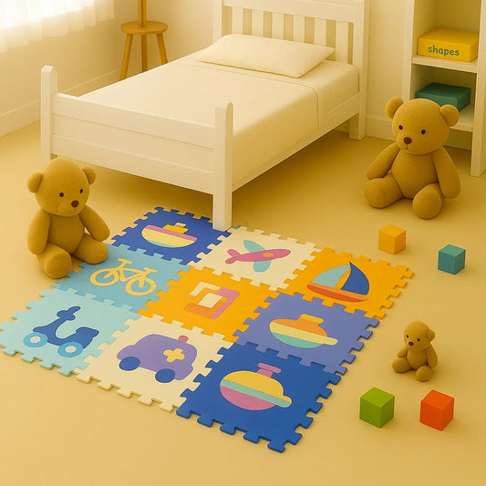 Tapis mousse bebe - Aire de jeu éducative et colorée