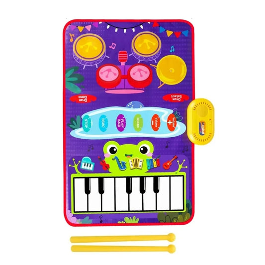 Tapis de danse bébé violet – éveil musical sécurisé