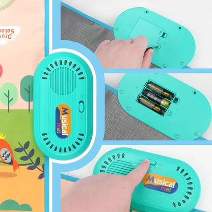 Tapis de danse bébé ferme – éveil musical & sécurité