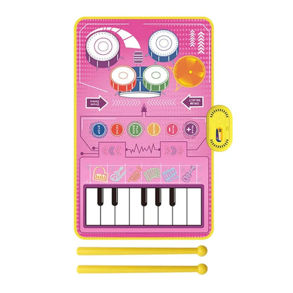 Tapis de danse bébé rose – éveil musical & motricité