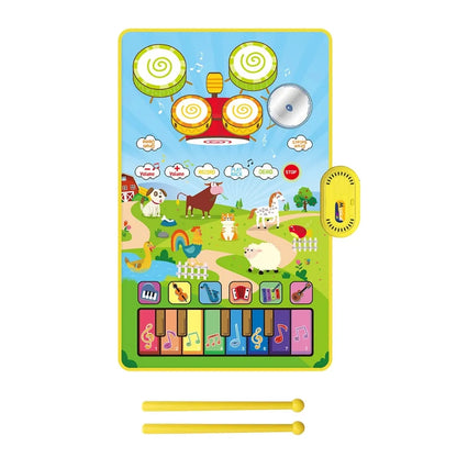 Tapis de danse bébé ferme – éveil musical & sécurité