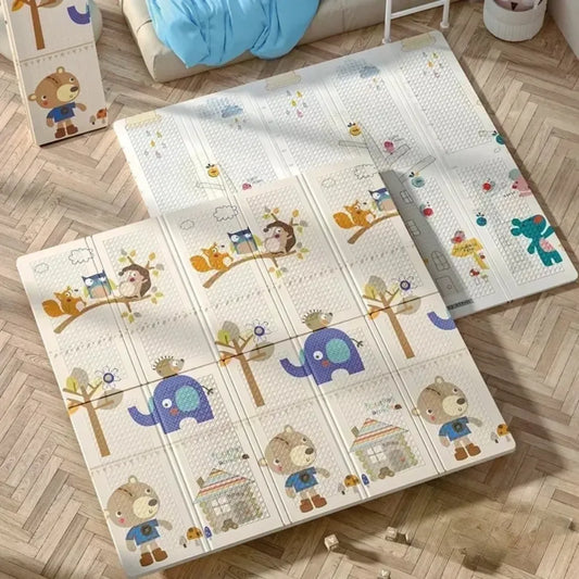 Tapis de jeu bebe - Illustration douces et apaisantes