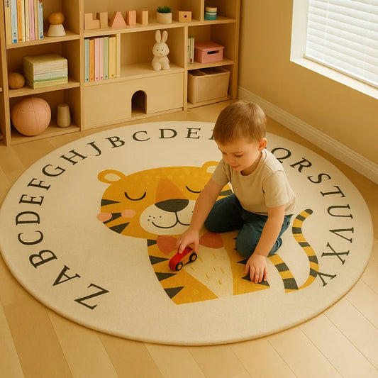 Tapis de sol bebe Lion doux et sécurisé pour la chambre