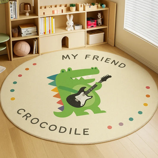 Tapis de sol bebe Crocodile joyeux pour la chambre