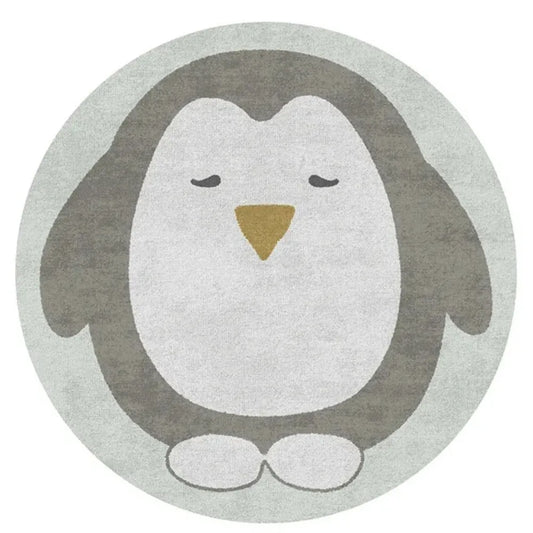 Tapis de sol bebe pingouin déco chambre