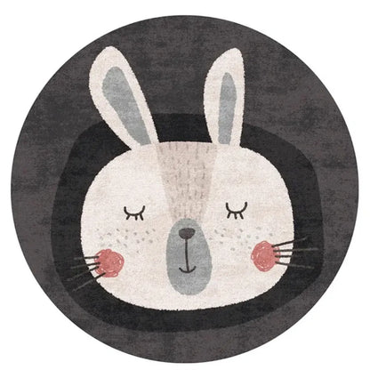 Tapis de sol bebe lapin nordique – Pour chambre amusante