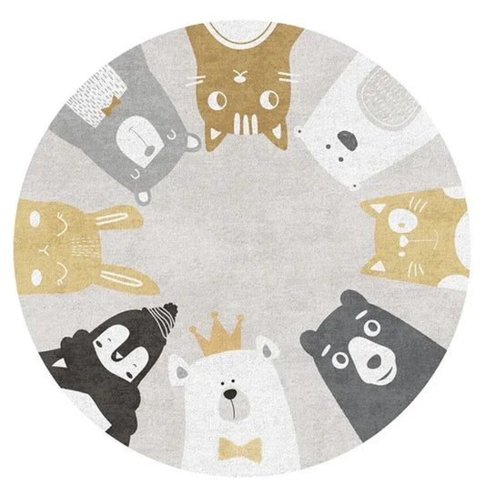 Tapis de sol bebe animaux nordiques