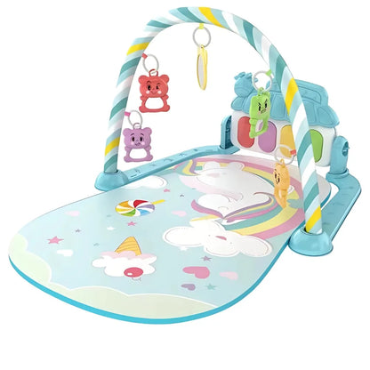 Tapis de motricité bebe - Douceur nuage pastel