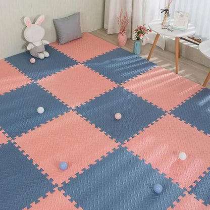 Tapis mousse bébé - 16 dalles en mousse 30×30 cm pour sol de jeu sécurisé