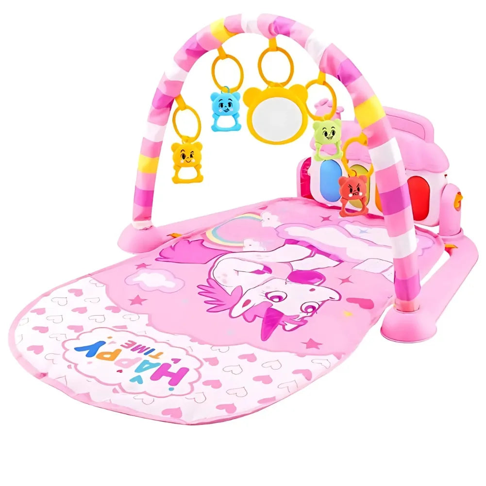 Tapis de motricité bebe - Arc-en-ciel magique licorne