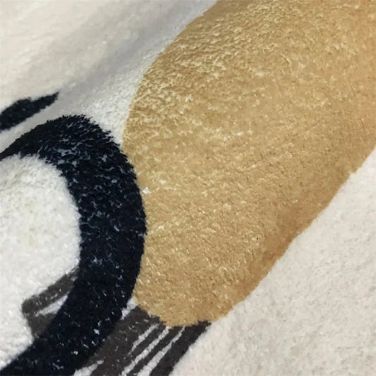 Tapis de sol bebe forme panda doux et antidérapant pour chambre