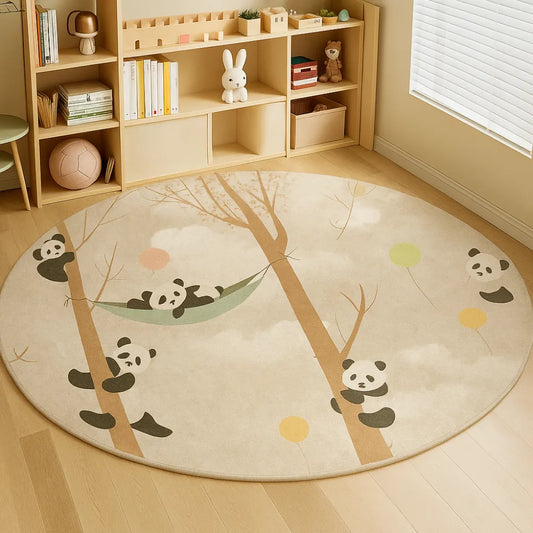 Tapis de sol bebe panda- Doux et confortable