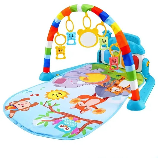 Tapis de motricité bebe - Safari animalier interactif