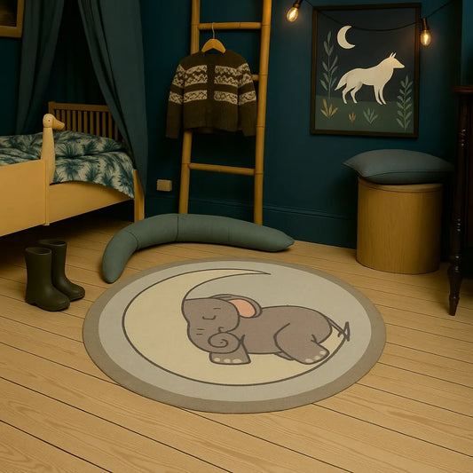 Tapis de sol bebe Elephant - Confort et apaisement