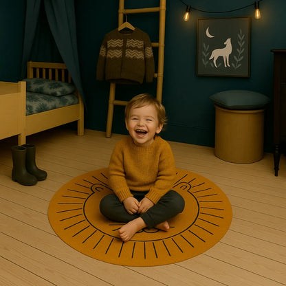 Tapis de sol bebe lion - Moelleux, graphique et ludique