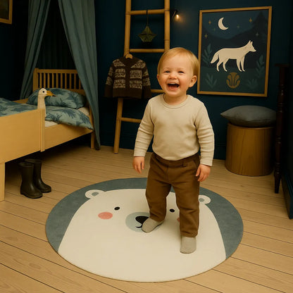 Tapis de sol bebe Ours polaire - Tendresse au quotidien