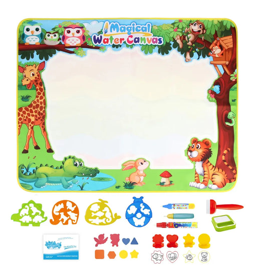 Tapis dessin eau magique réutilisable – éveil créatif sans écran