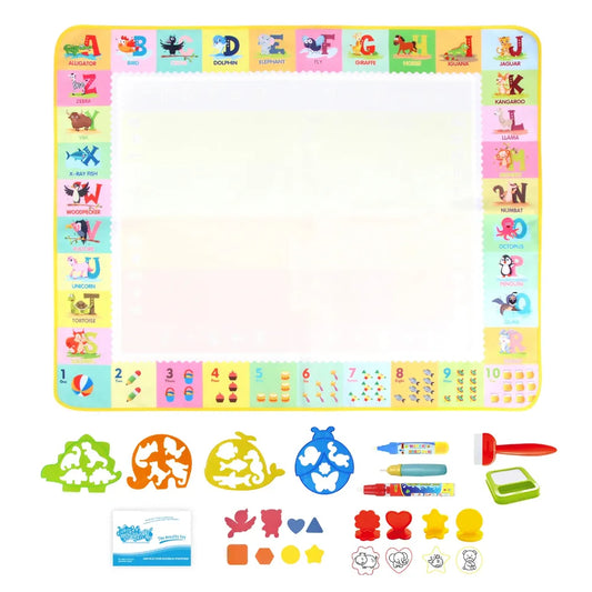 Tapis dessin eau éducatif - Chiffres et Alphabet amusants