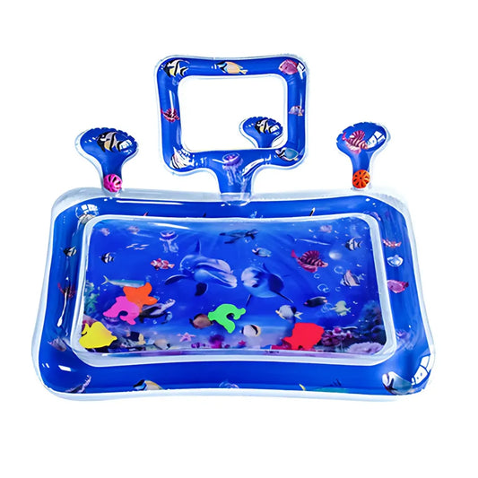 Tapis d’eau bébé - Activité motricité avec poissons flottants et fond marin