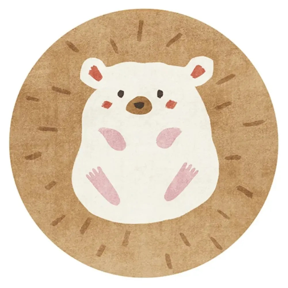 Tapis de sol bebe ours- Moelleux, lavable et apaisant